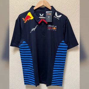 Red Bull Racing Sergio 'Checo' Perez #11 Castore 2024 Team Polo Men's Size-XL